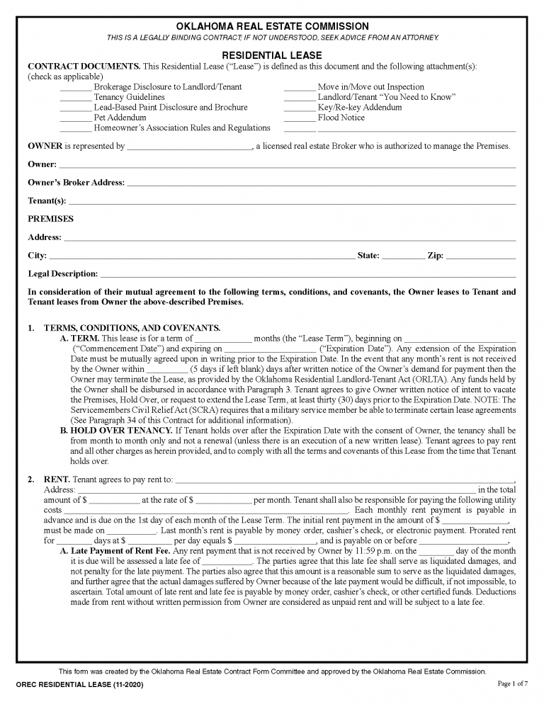 oklahoma-standard-residential-lease-agreement