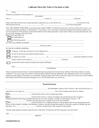 Free California Lease Agreement Templates (6) | PDF | WORD | RTF