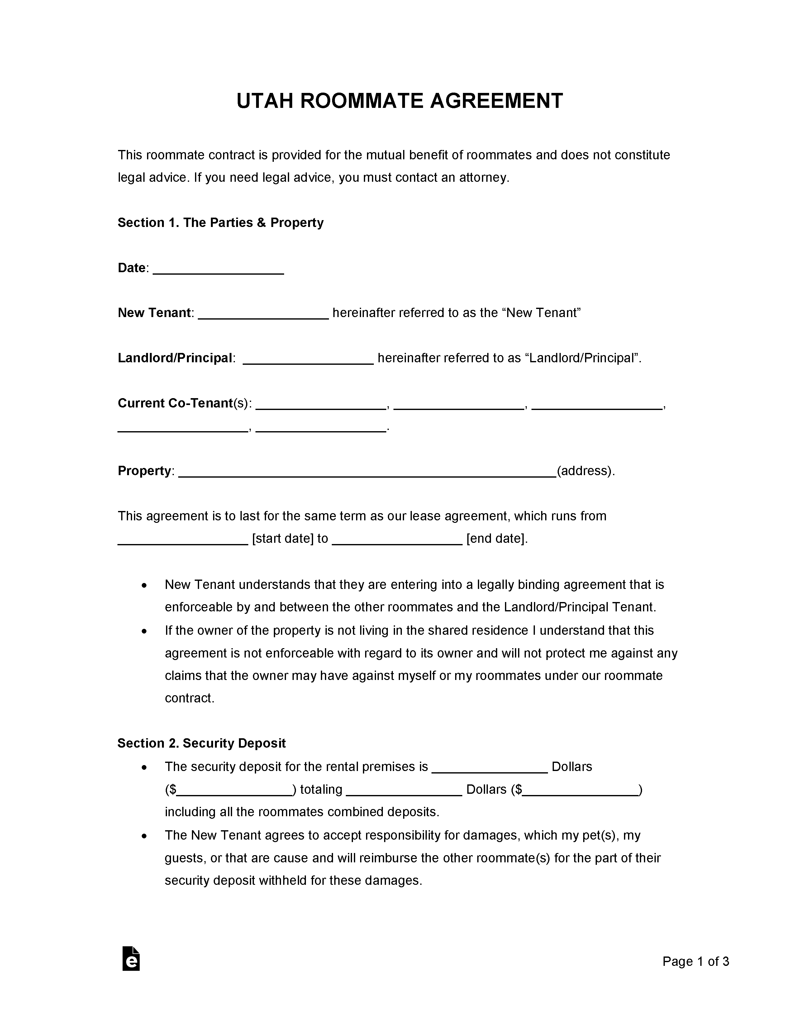 free-utah-roommate-agreement-template-pdf-word-rtf